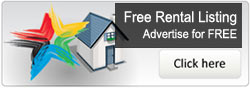Free rental listing - Advertise for free Free rental listing button